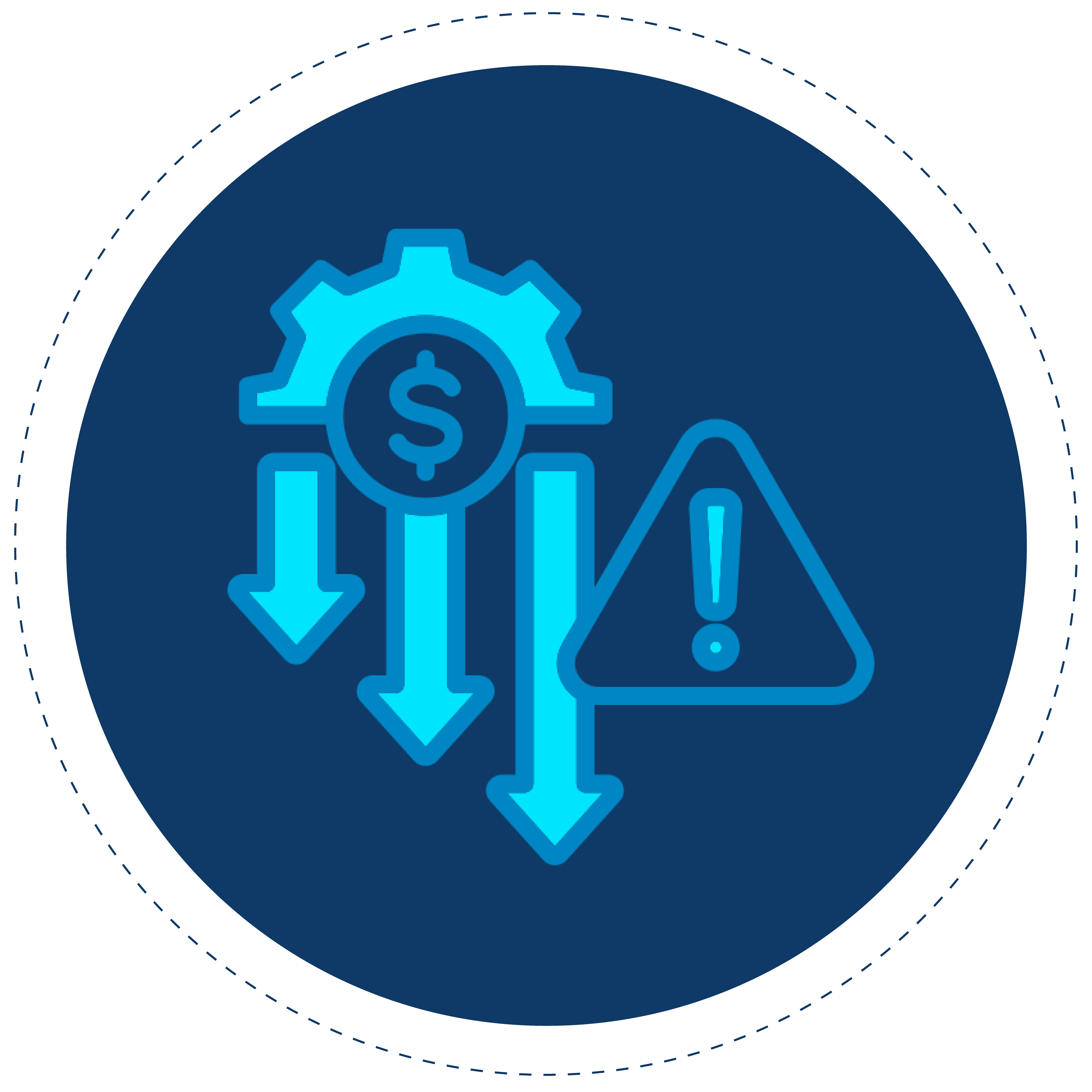 Dedo se�alando el riesgo de la operaci�n